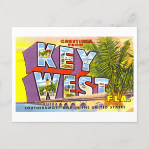 Vintage Greetings from Key West, Florida Postcard