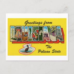 Vintage Greetings from Louisiana Postcard