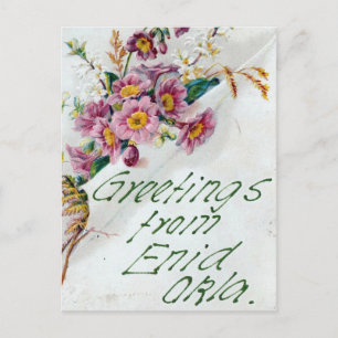 Vintage Greetings From Oklahoma Postcard