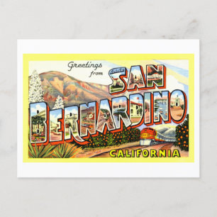 Vintage Greetings from San Bernardino, California, Postcard