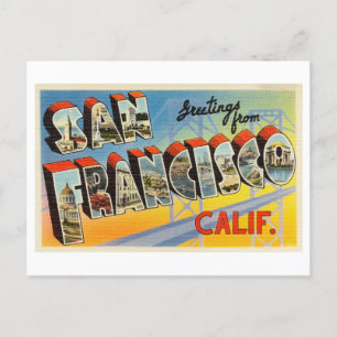Vintage Greetings from San Francisco, California Postcard