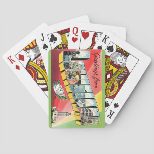 Vintage Greetings Louisiana Playing Cards