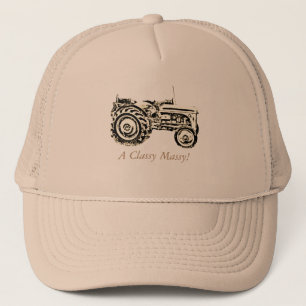 vintage Grey massey fergison tractor photo Trucker Hat