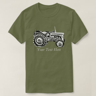 Vintage Grey massey fergison tractor T-Shirt
