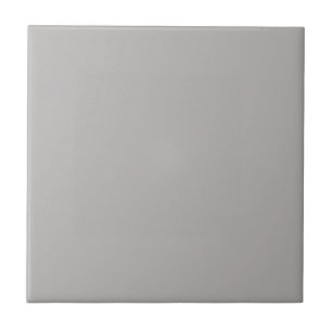 Vintage Grey off white solid colour Ceramic Tile