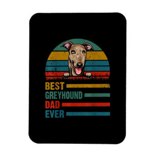 Vintage Greyhound Dog Lover Fathers Day Gifts Magnet