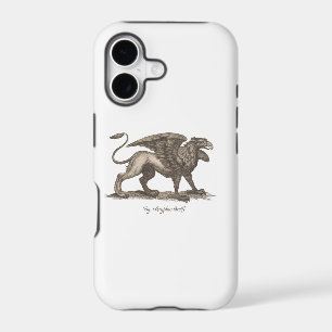 Vintage griffin (gryphus greiff) illustration