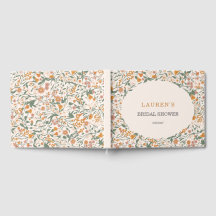 Vintage Groovy Boho Floral Bridal Shower