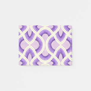Vintage Groovy Design In Lilac Amethyst Orchid Post-it Notes