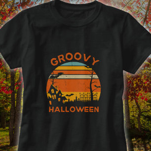Vintage Groovy Halloween T-Shirt
