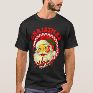 Vintage Groovy Santa Claus Christmas Vibes 1 T-Shirt