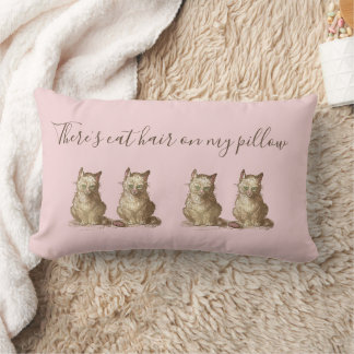 Vintage Grouchy Cats There's Cat hair on my Lumbar Cushion