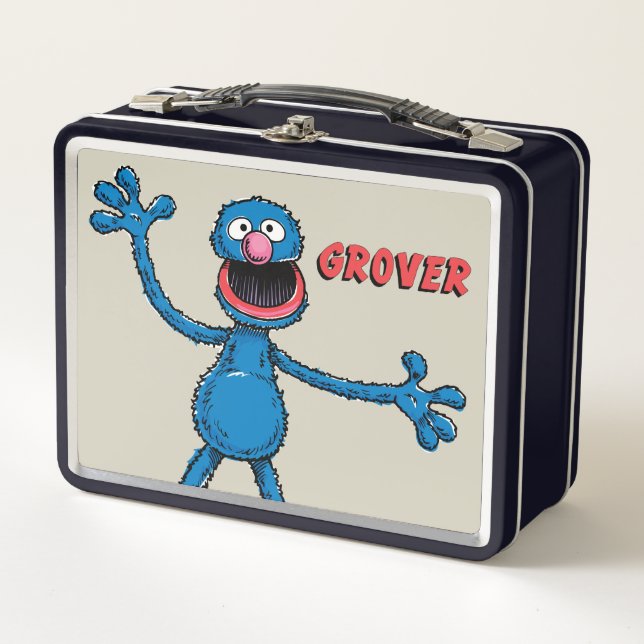 Vintage Grover Metal Lunch Box (Front)