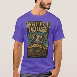 Vintage Grunge 70s Waffle House Design T-Shirt