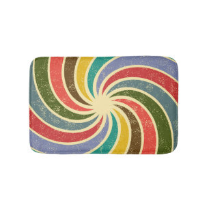 Vintage Grunge Abstract Cleanable Background. Bath Mat