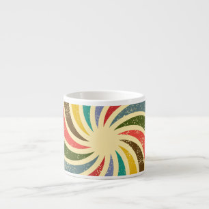 Vintage Grunge Abstract Cleanable Background. Espresso Cup
