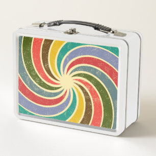 Vintage Grunge Abstract Cleanable Background. Metal Lunch Box