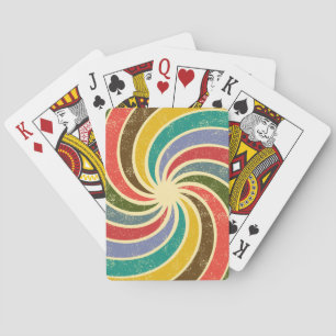 Vintage Grunge Abstract Cleanable Background. Playing Cards