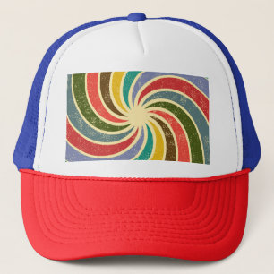 Vintage Grunge Abstract Cleanable Background. Trucker Hat