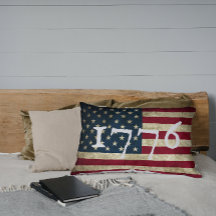 Vintage Grunge American Flag 1776