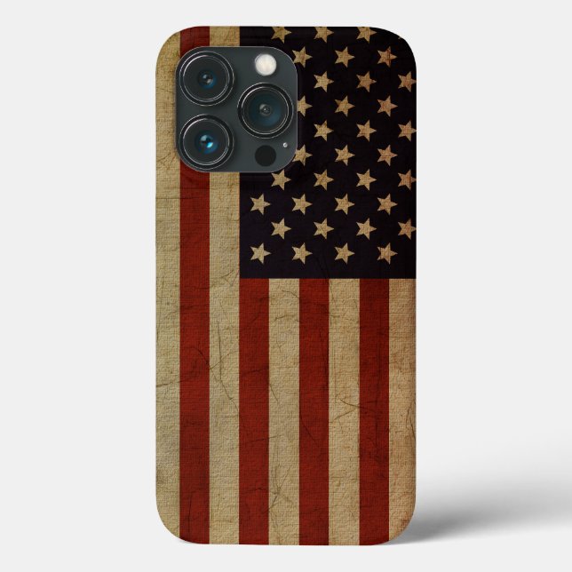 Vintage Grunge American Flag Case-Mate iPhone Case (Back)