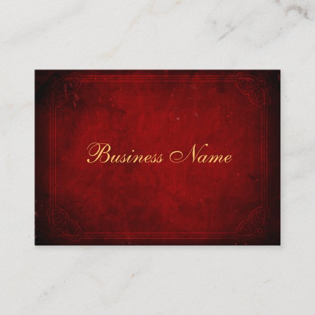 Vintage Grunge Business Card (Front)