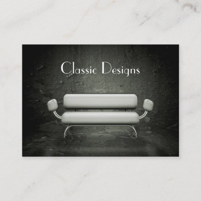 Vintage Grunge Business Card (Front)