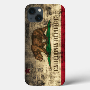 Vintage Grunge California Flag iPhone 13 Case