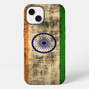 Vintage Grunge Flag of India iPhone Case