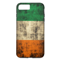 Vintage Grunge Irish Flag