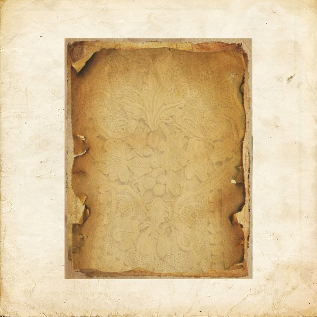 Vintage Grunge Lace Scrapbook Paper (Creator Uploaded)