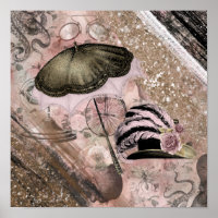 Vintage Grunge Steampunk Glam Victorian Hat