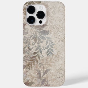 Vintage Grungy Embossed Foliage Case-Mate iPhone 14 Pro Max Case