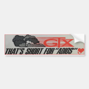 Vintage GTX Bumper Sticker