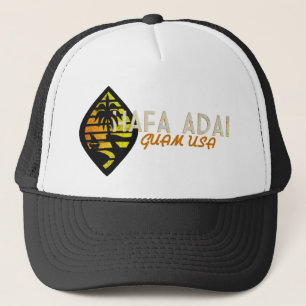 Vintage Guam Seal Trucker Hat