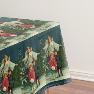 Vintage Guardian Angel Tablecloth