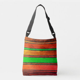 Vintage Guatemala Rainbow Crossbody Bag