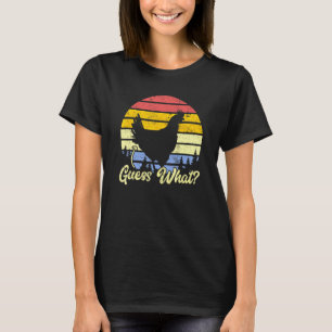 Vintage Guess What Chicken Butt Farm Chicken Butt T-Shirt
