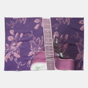 Vintage Guitar: African Vibe Style Dream Tea Towel