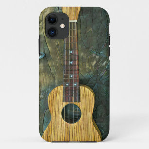 Vintage guitar artwork iPhone 11 case