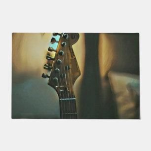 Vintage guitar gifts doormat