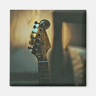 Vintage guitar gifts magnet