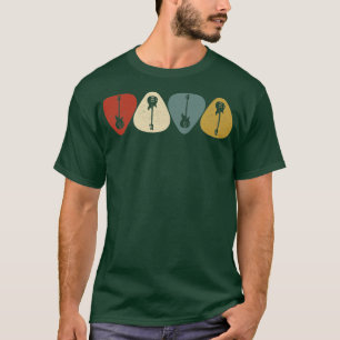 Vintage Guitar Pick Guitarist T-Shirt