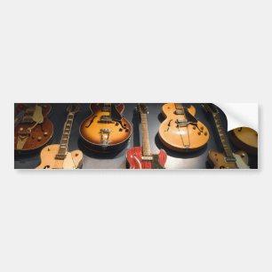 Vintage Guitars Bumper Sticker