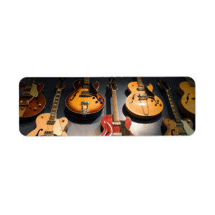 Vintage Guitars Return Address Label