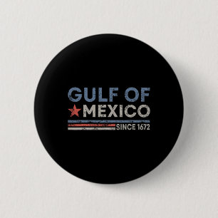 Vintage Gulf Of Mexico Since 1672 - Gulf Of Mexico 6 Cm Round Badge