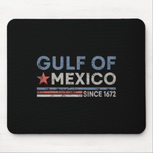Vintage Gulf Of Mexico Since 1672 - Gulf Of Mexico Mouse Pad