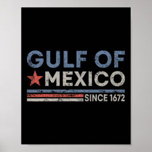 Vintage Gulf Of Mexico Since 1672 - Gulf Of Mexico Poster