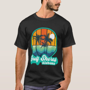 Vintage Gulf Shores Alabama Summer Vacation Beach T-Shirt
