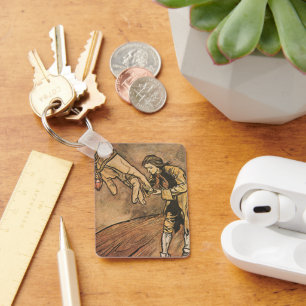 Vintage Gulliver's Travels by Arthur Rackham Key Ring